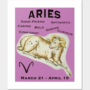 Aries positive traits Posters and Art